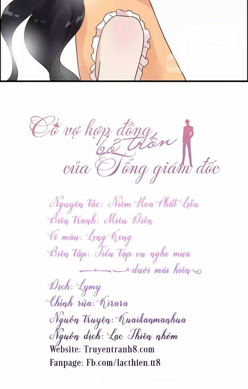 Cô Vợ Hợp Đồng Bỏ Trốn Của Tổng Giám Đốc Chap 34 - Next Chap 35