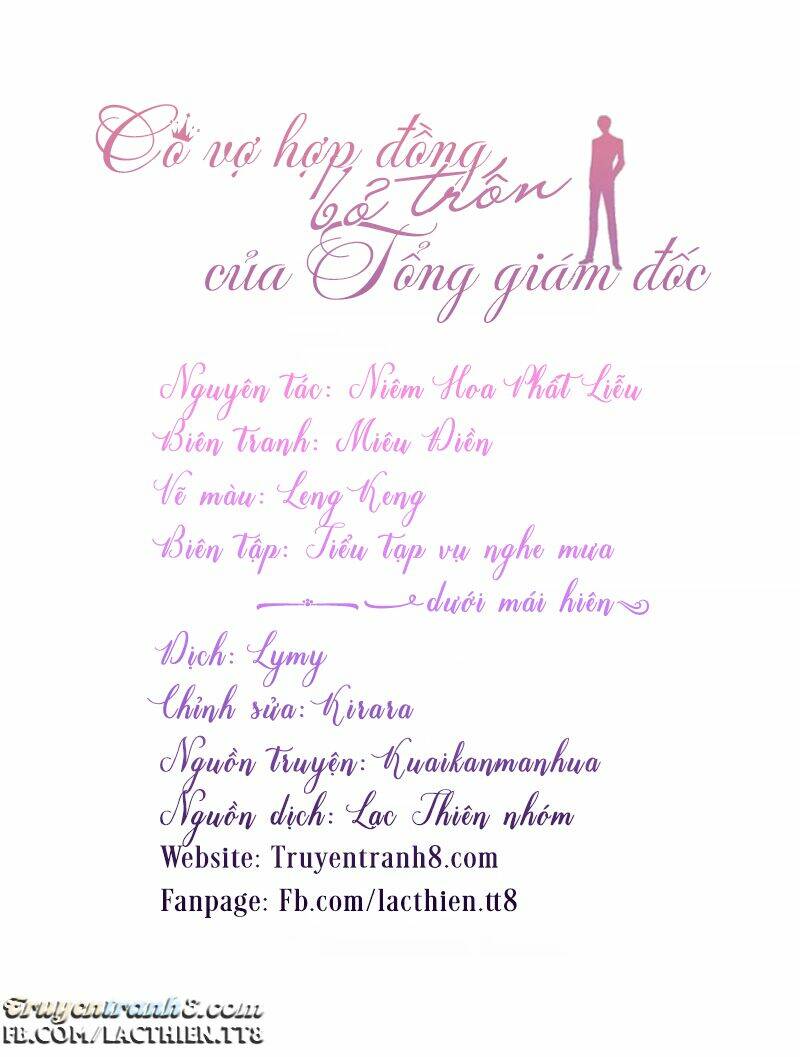 Cô Vợ Hợp Đồng Bỏ Trốn Của Tổng Giám Đốc Chap 65 - Next Chap 66
