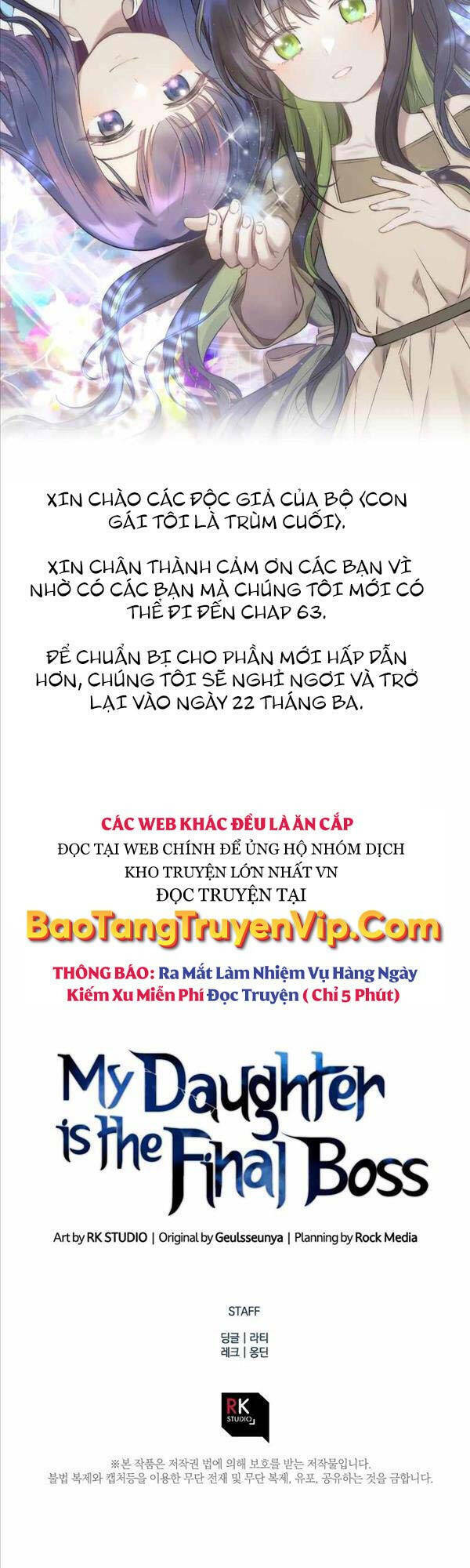 Con Gái Tôi Là Trùm Cuối Chap 63 - Next Chap 64