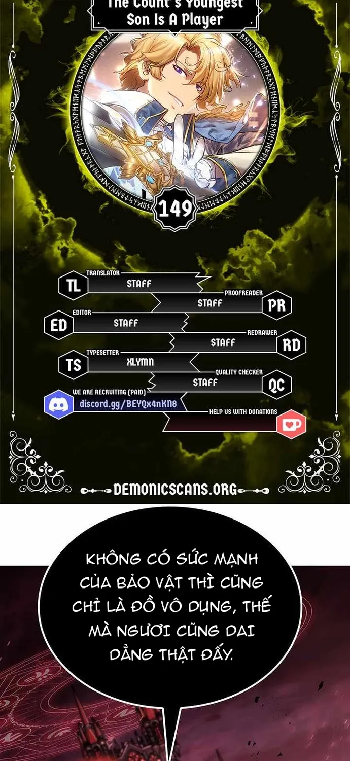 Con Trai Út Của Bá Tước Là Một Người Chơi Chap 149 - Next Chap 150
