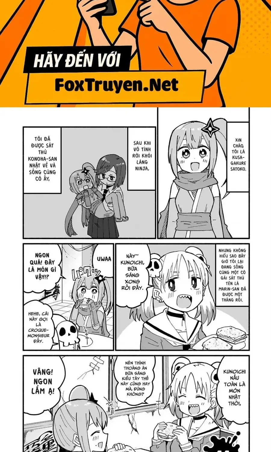 Cuộc Sống Chung Nhà Của Ninja Và Sát Thủ Chap 11 - Next Chap 12