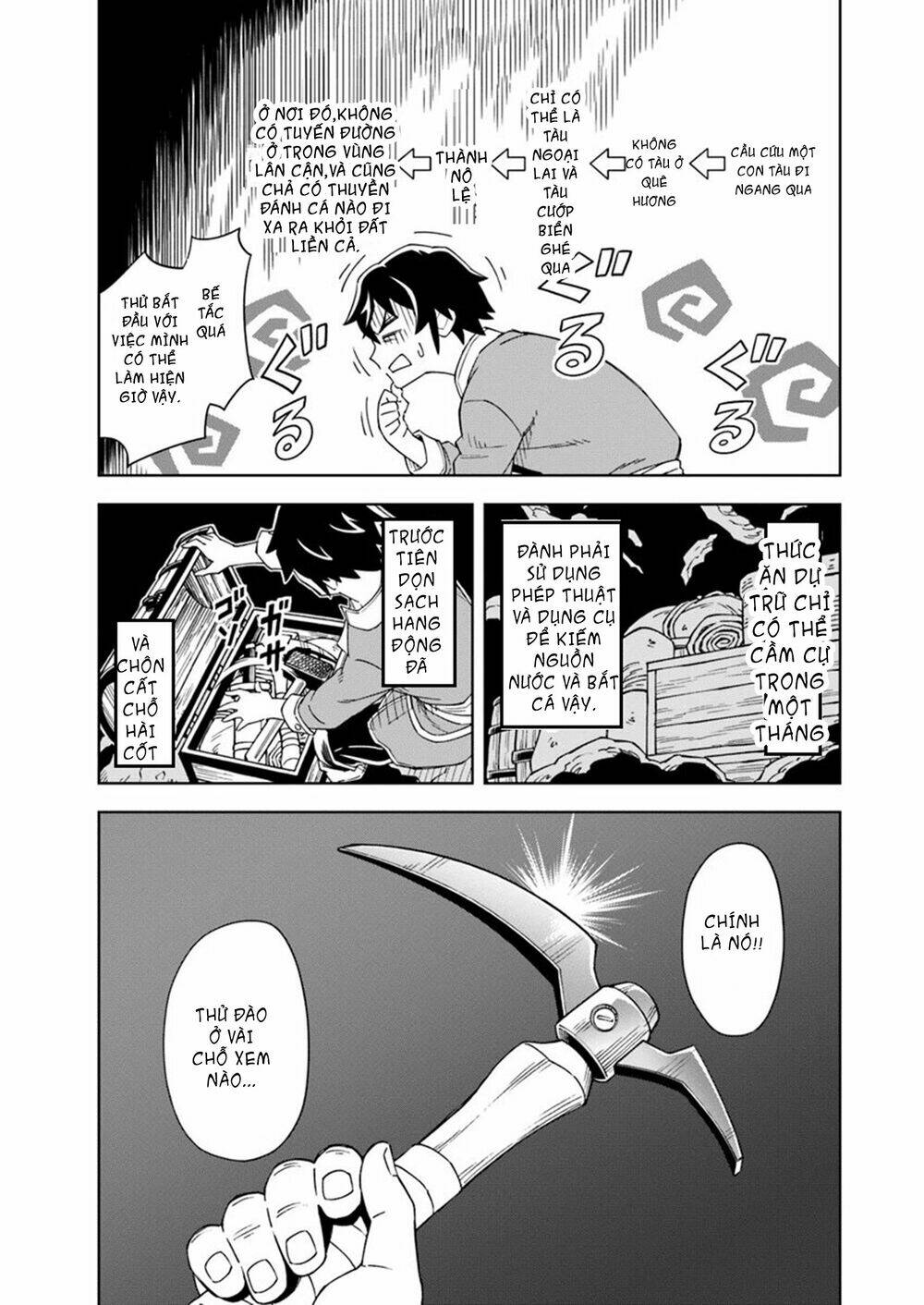 Cuộc Sống Thiên Đường Bắt Đầu Với Vua Hang Động ~ Trở Thành Người Mạnh Nhất Với Kỹ Năng Khai Thác Chap 1.1 - Next Chap 2.1