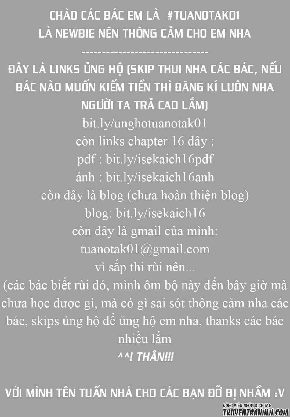 Cuộc Sống Thong Dong Ở Dị Thế Giới Chap 15 - Next Chap 16