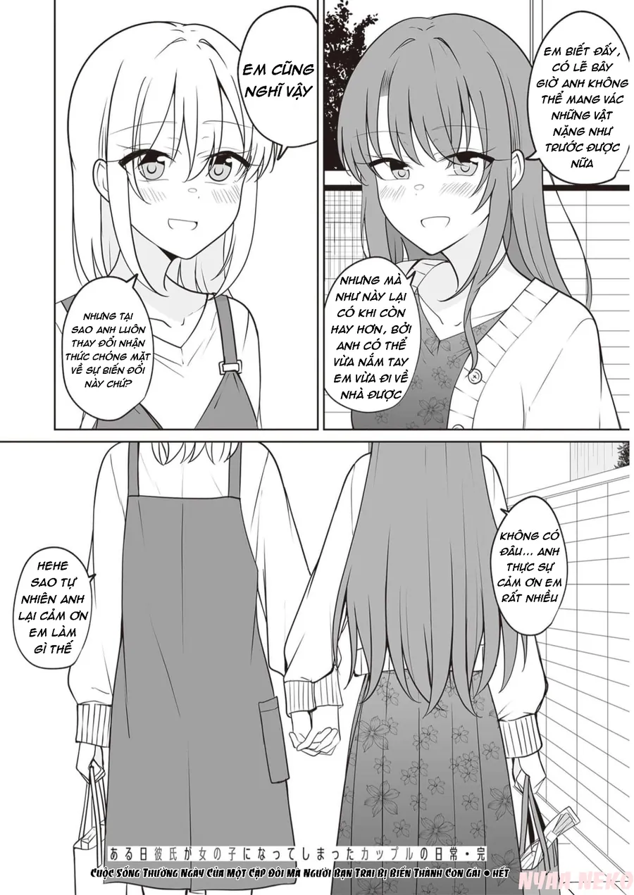 Cuộc Sống Thường Ngày Của Một Cặp Đôi Mà Người Bạn Trai Bị Biến Thành Con Gái Chap 52.2 - Next Chap 53.2