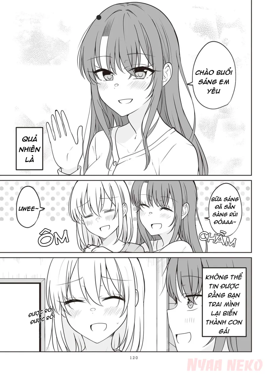 Cuộc Sống Thường Ngày Của Một Cặp Đôi Mà Người Bạn Trai Bị Biến Thành Con Gái Chap 52.2 - Next Chap 53.2