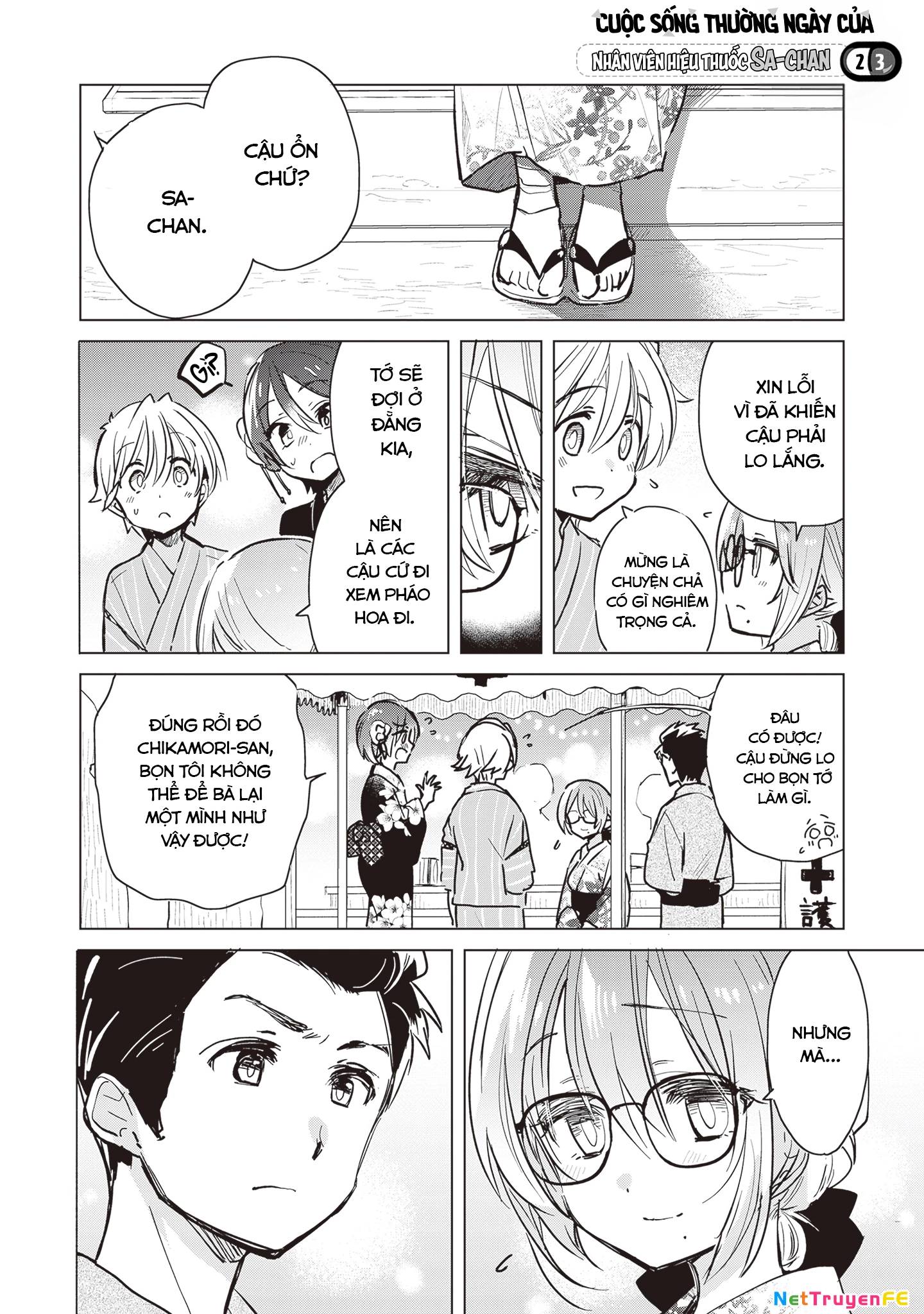 Cuộc Sống Thường Ngày Của Nhân Viên Hiệu Thuốc Sa-Chan Chap 23 - Next Chap 24