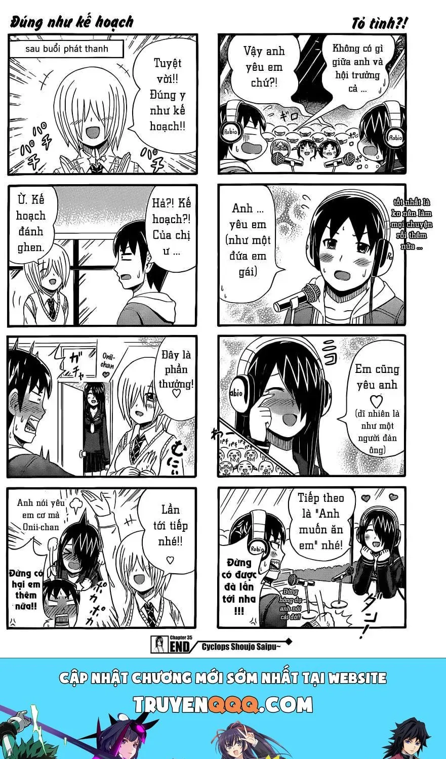 Cyclops Shoujo Saipu (Cô Em Gái Khổng Lồ) Chap 35 - Next Chap 36