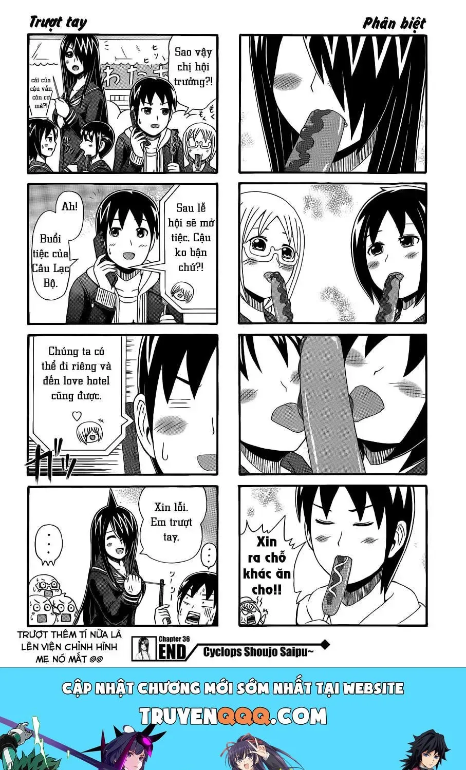 Cyclops Shoujo Saipu (Cô Em Gái Khổng Lồ) Chap 36 - Next Chap 37