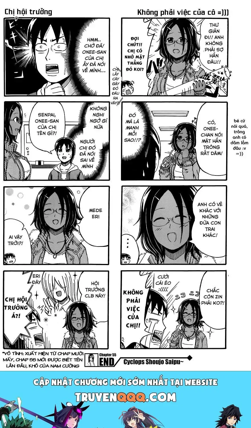 Cyclops Shoujo Saipu (Cô Em Gái Khổng Lồ) Chap 55 - Next Chap 56