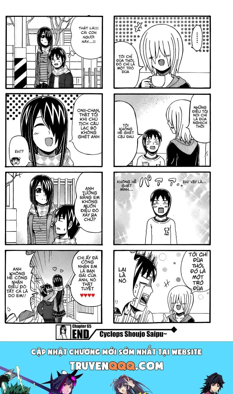 Cyclops Shoujo Saipu (Cô Em Gái Khổng Lồ) Chap 65 - Next Chap 66