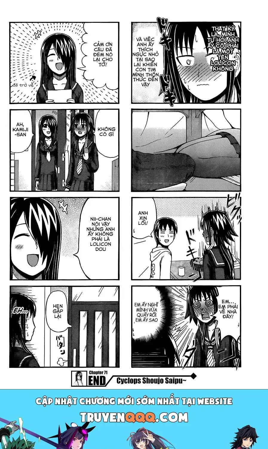 Cyclops Shoujo Saipu (Cô Em Gái Khổng Lồ) Chap 71 - Next Chap 72