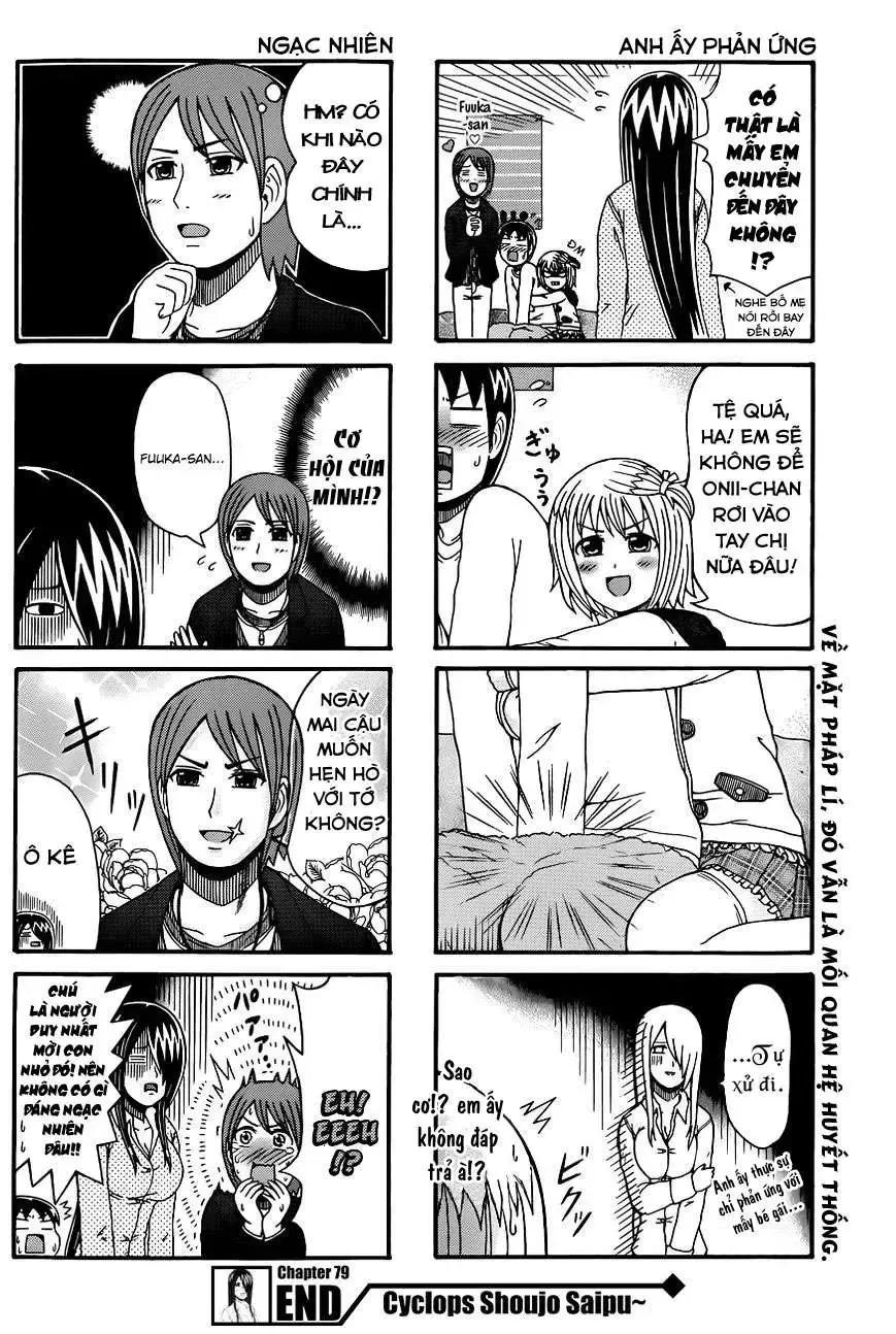 Cyclops Shoujo Saipu (Cô Em Gái Khổng Lồ) Chap 79 - Next Chap 80