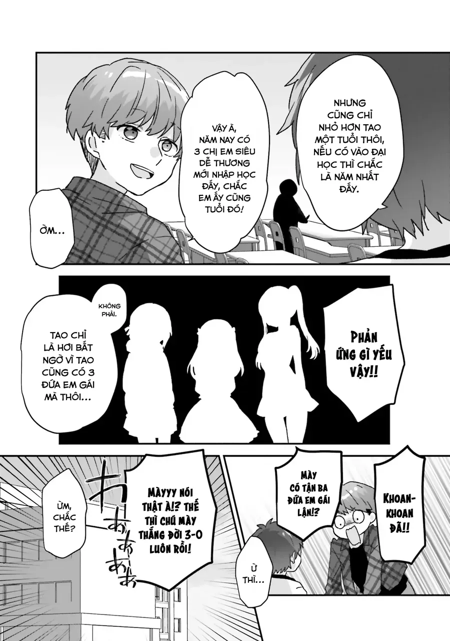 Daigaku Nyuugakuji Kara Uwasa Sareteita Bishoujo San Shimai, Ikiwakareteita Gimai Datta. Chap 1 - Next Chap 2