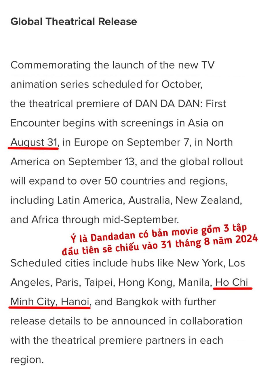 Dandadan!! Chap 158 - Next Chap 159