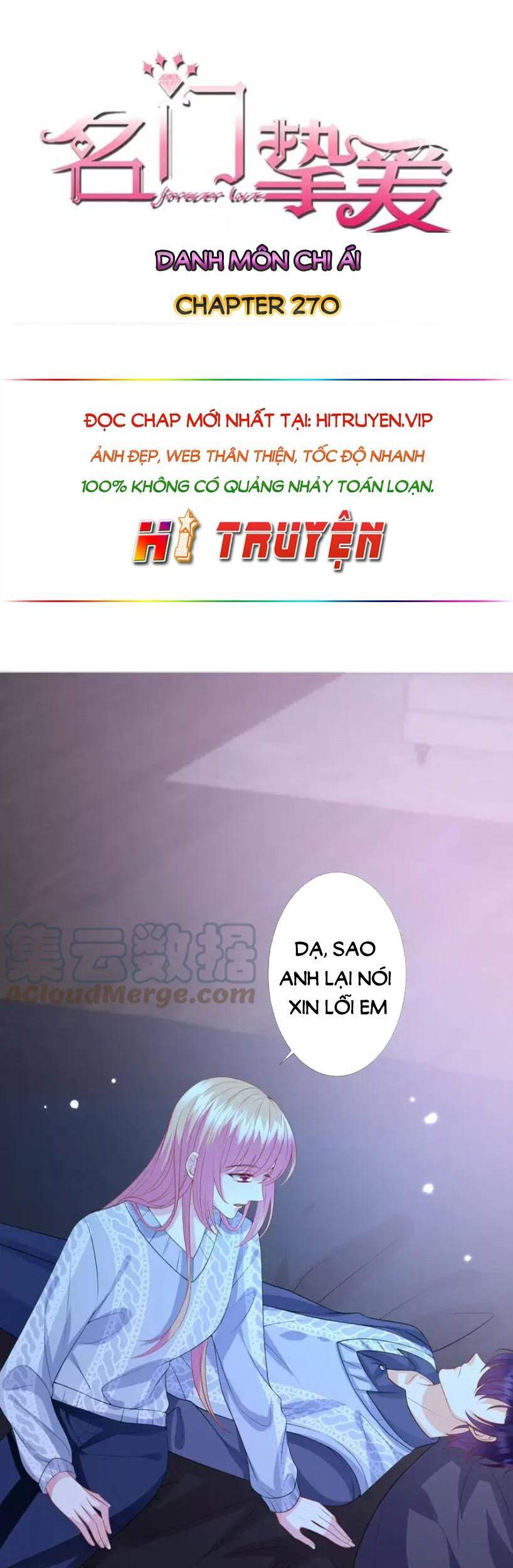 Danh Môn Chí Ái Chap 270.1 - Next Chap 271.1