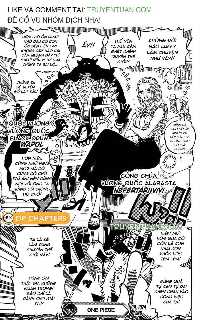 Đảo Hải Tặc Chap 1074 - Next Chap 1075