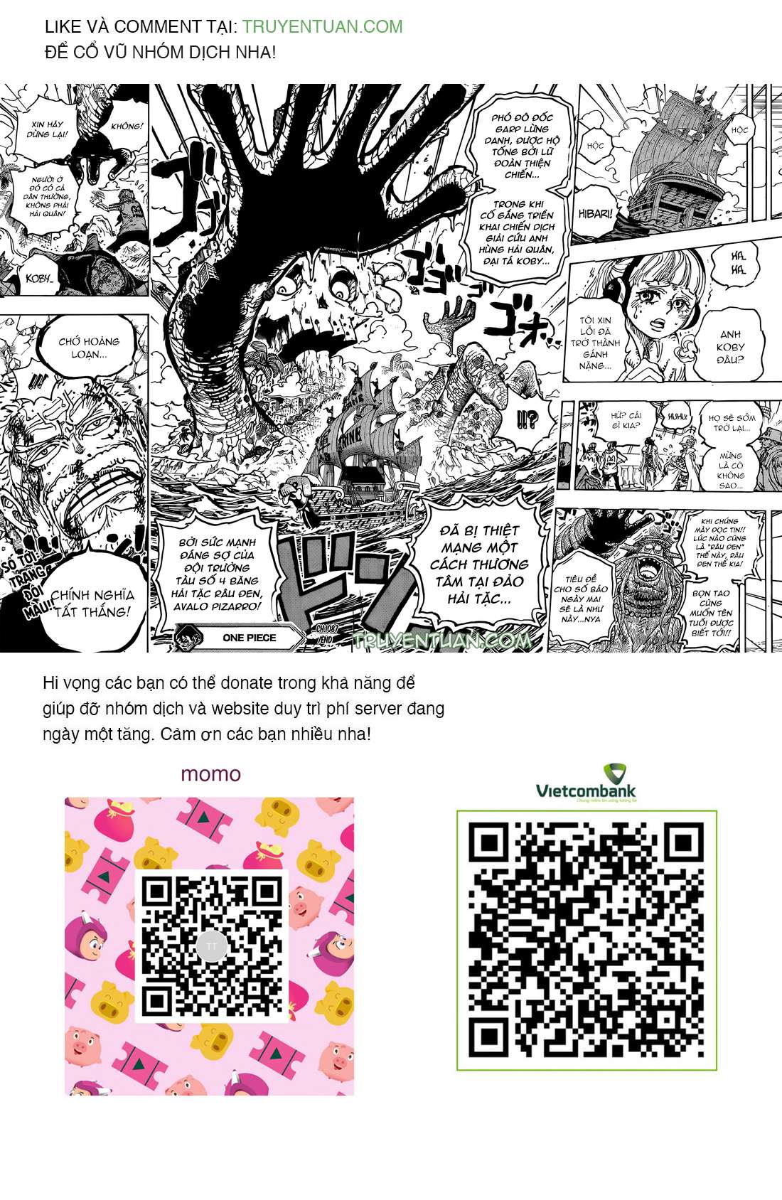 Đảo Hải Tặc Chap 1087 - Next Chap 1088