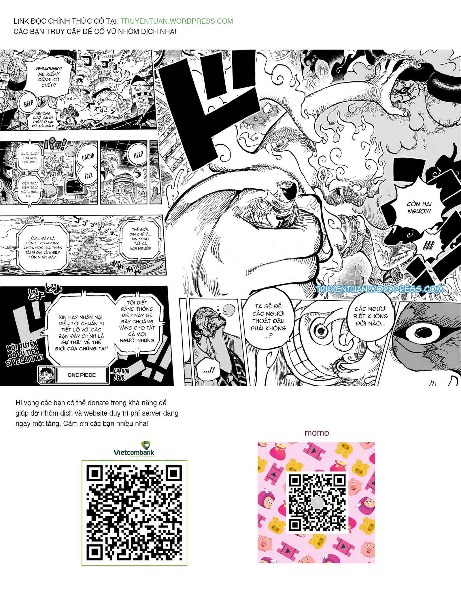 Đảo Hải Tặc Chap 1108 - Next Chap 1109