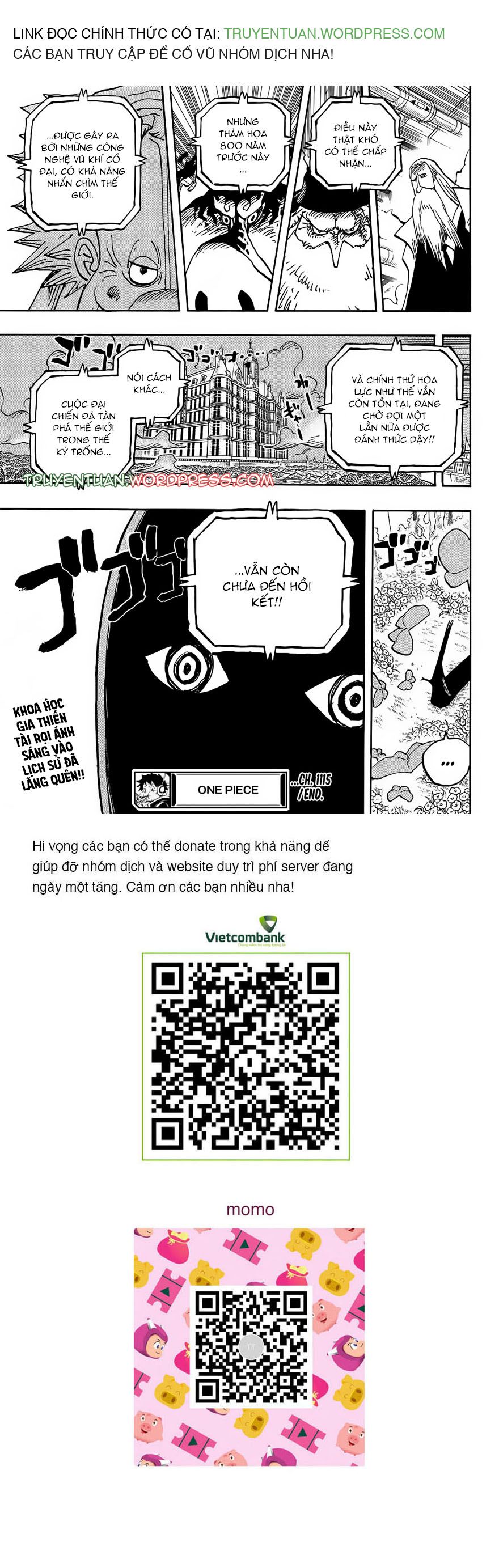 Đảo Hải Tặc Chap 1115 - Next Chap 1116