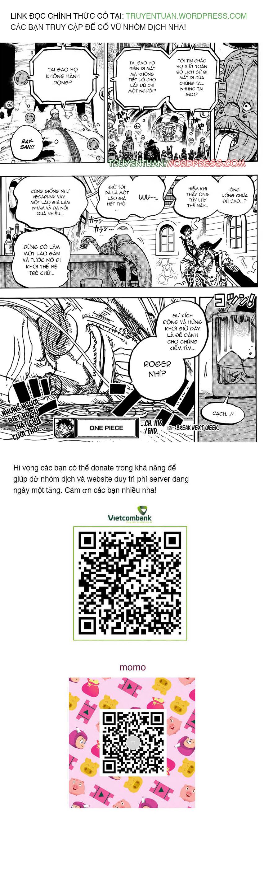 Đảo Hải Tặc Chap 1116 - Next Chap 1117