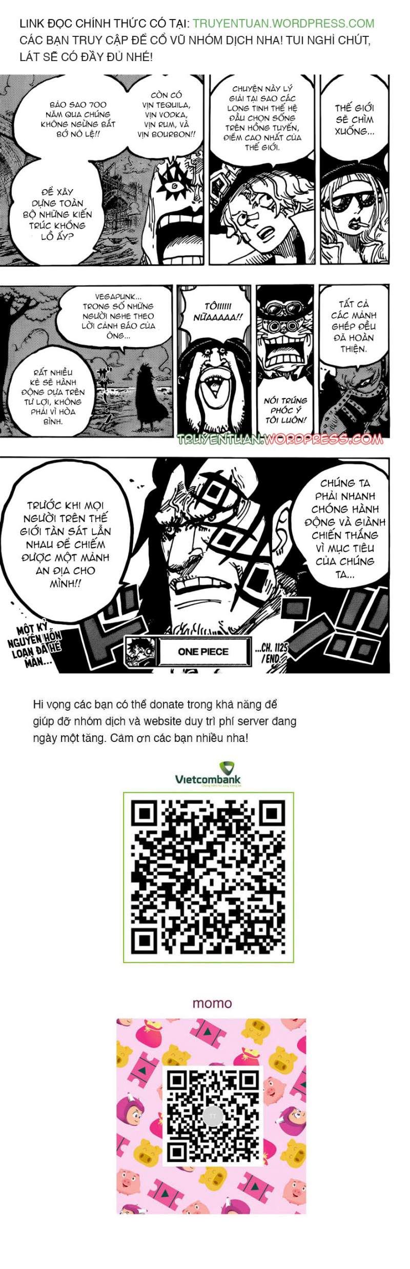 Đảo Hải Tặc Chap 1125 - Next Chap 1126