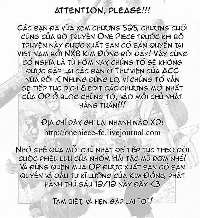 Đảo Hải Tặc Chap 525 - Next Chap 526