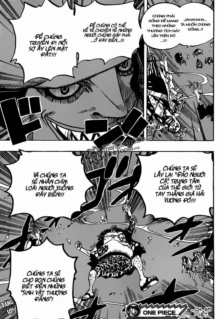 Đảo Hải Tặc Chap 611 - Next Chap 612