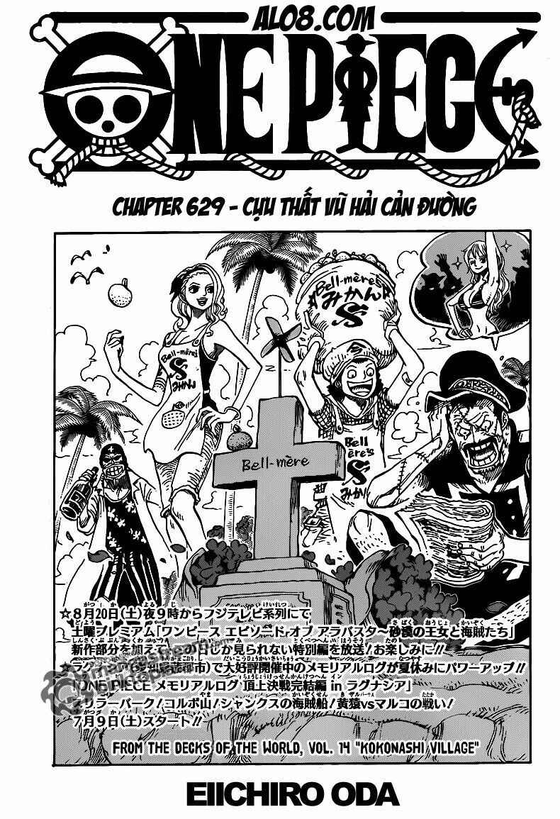 Đảo Hải Tặc Chap 629 - Next Chap 630