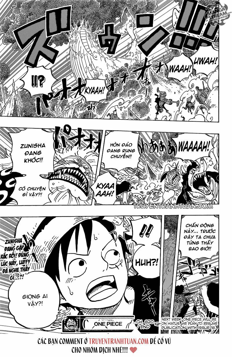 Đảo Hải Tặc Chap 820 - Next Chap 821