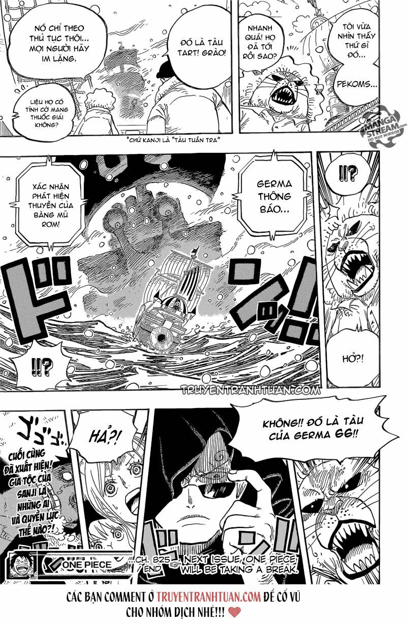 Đảo Hải Tặc Chap 825 - Next Chap 826
