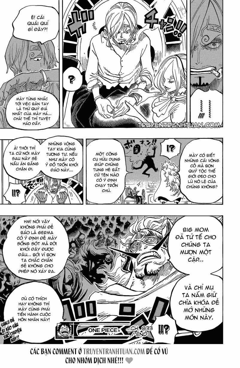 Đảo Hải Tặc Chap 833 - Next Chap 834