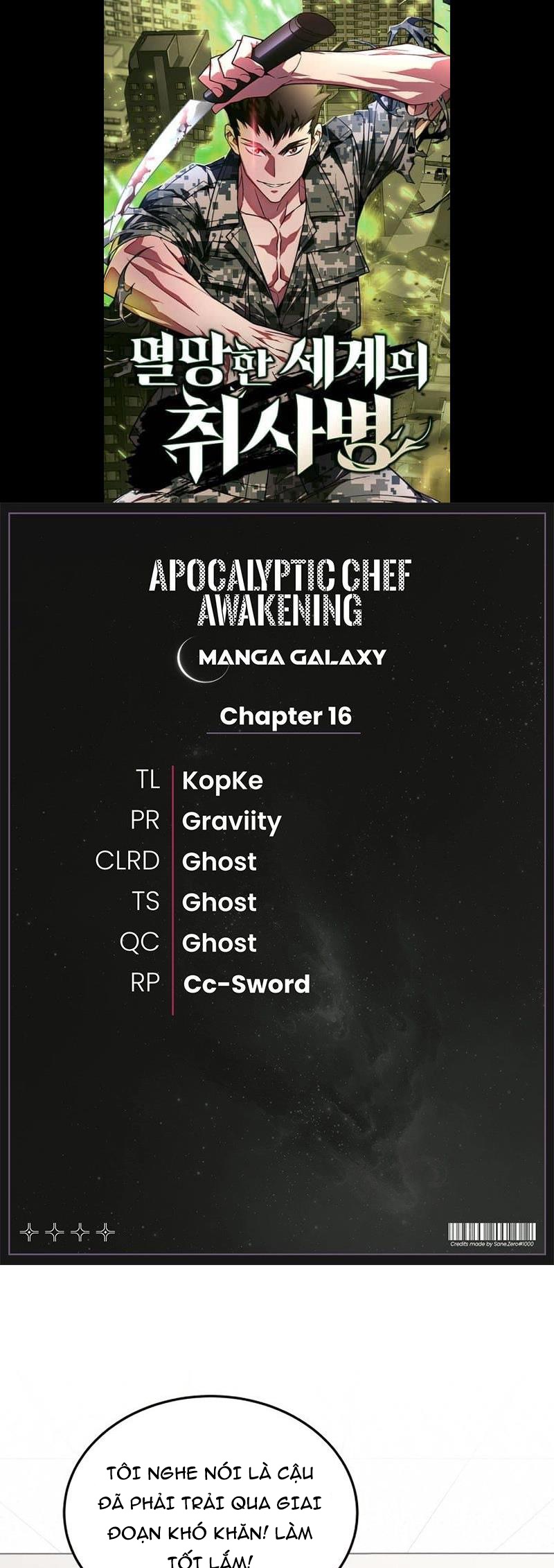 Đầu bếp của thế giới diệt vong. Chap 16 - Next Chap 17