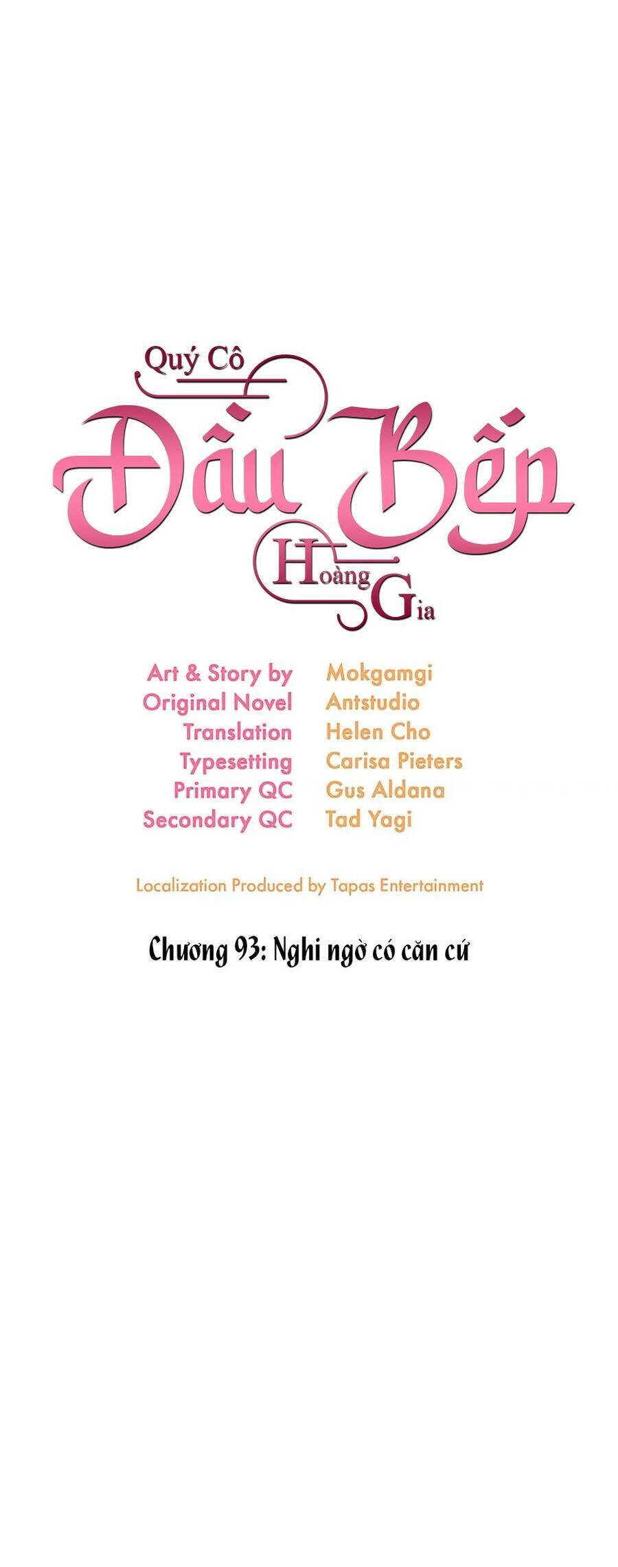 Đầu Bếp Hoàng Gia Chap 93 - Next Chap 94