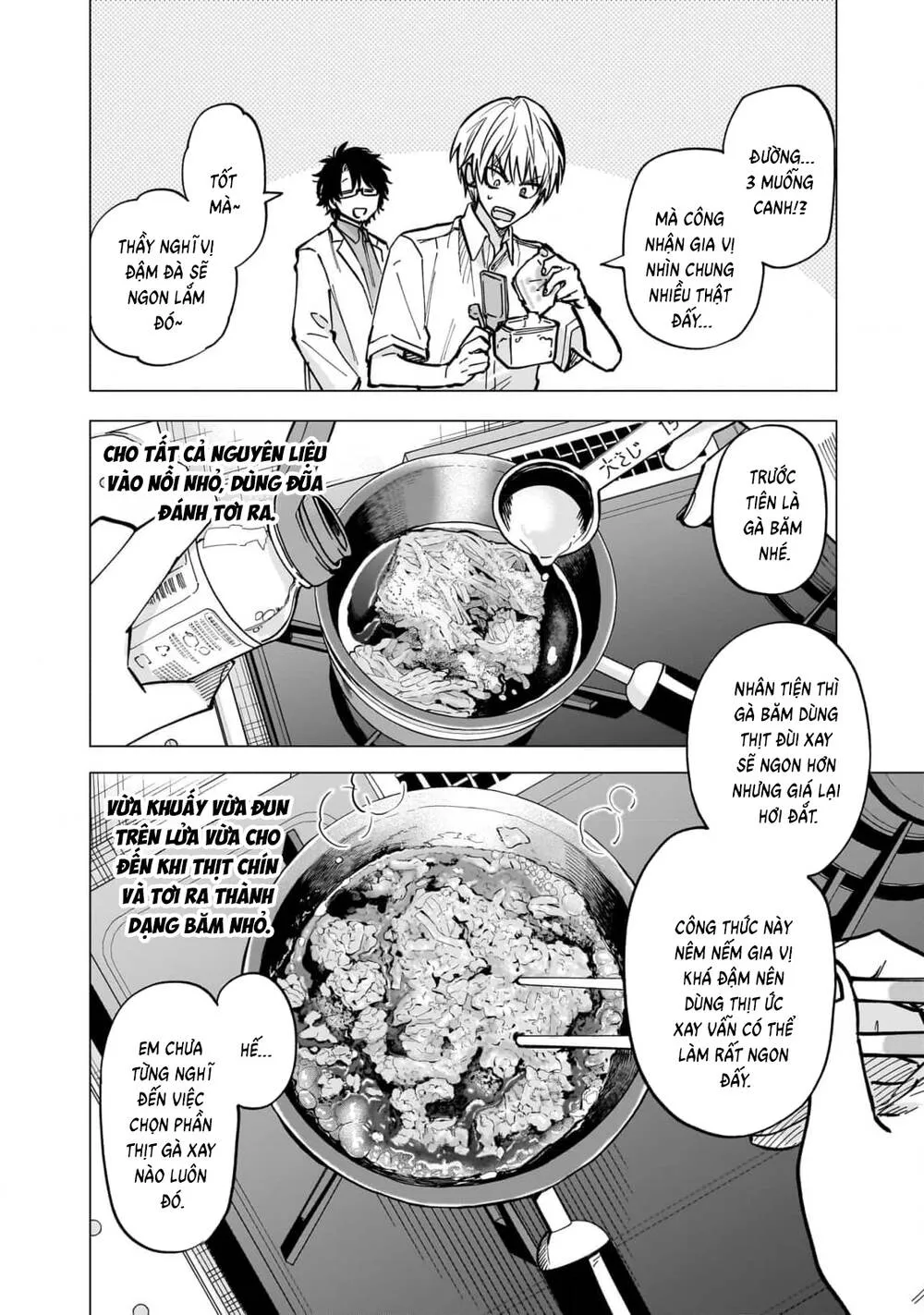 Đầu Gấu Và Nấu Ăn Khoa Học Chap 6 - Next Chap 7