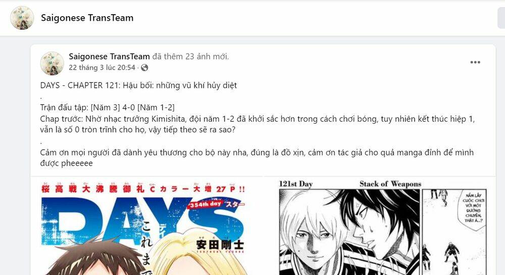 Days Chap 112 - Next Chap 113