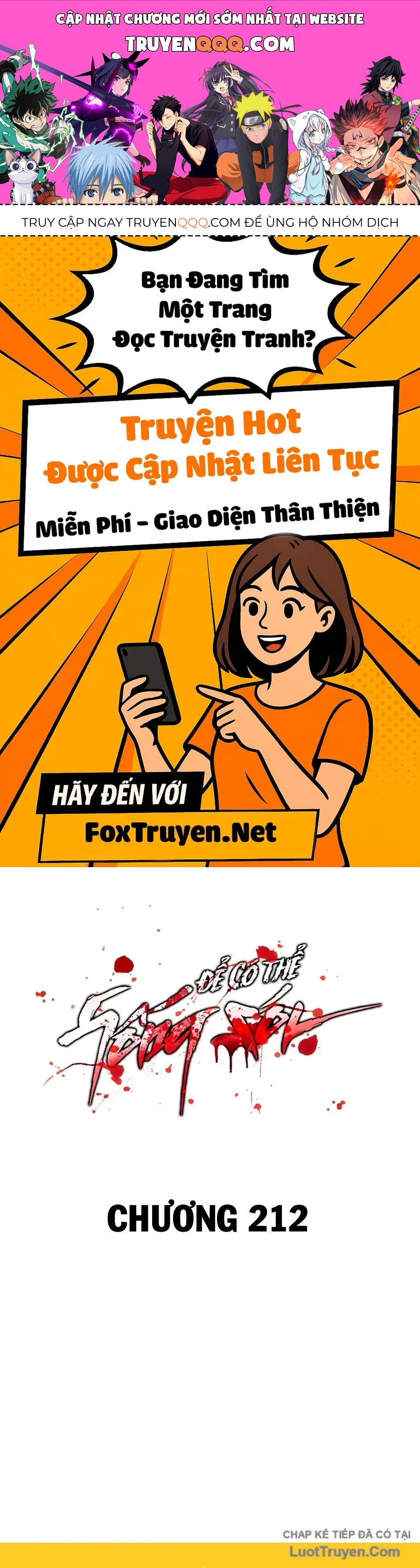 Để Có Thể Sống Sót Chap 212 - Next Chap 213