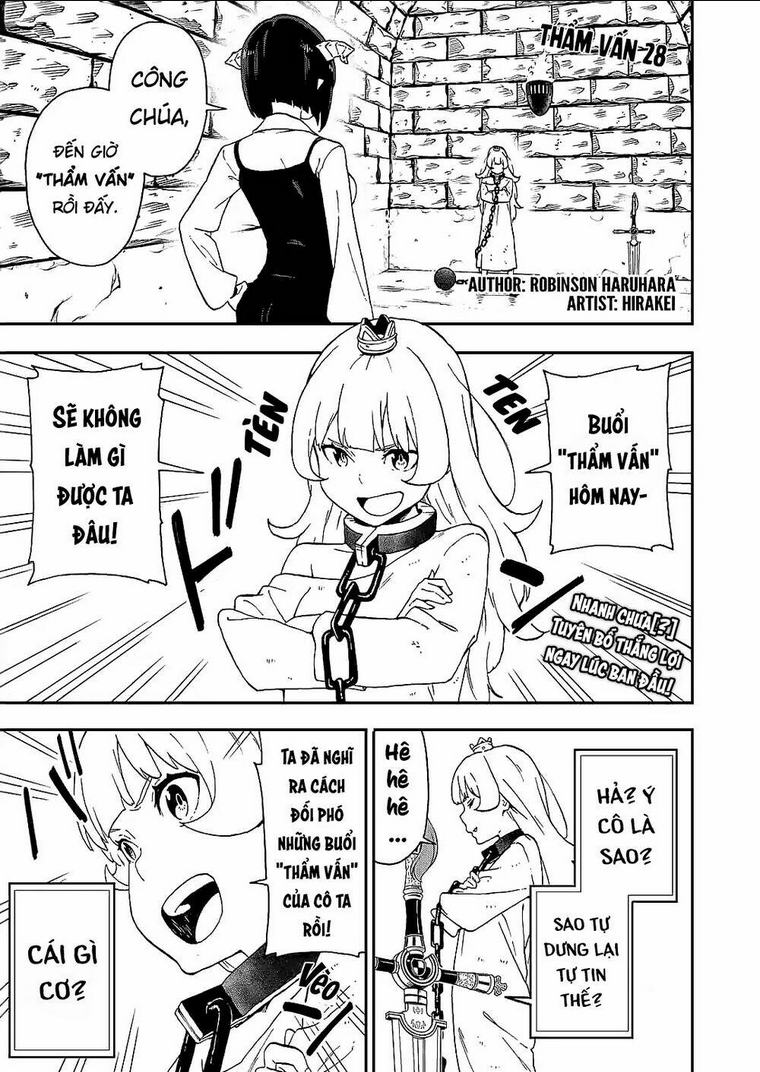 Đến Giờ Thẩm Vấn Rồi, Thưa Công Chúa! Chap 28 - Next Chap 29