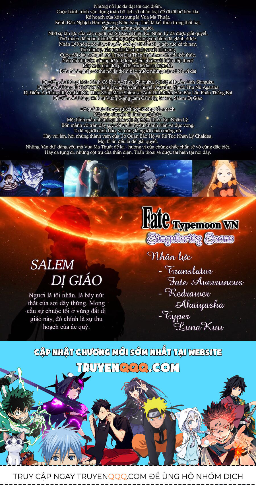 Dị Điểm Á Chủng Iv - Khu Vườn Giáng Lâm Cấm Kỵ Salem - Salem Dị Giáo Chap 50 - Next Chap 51