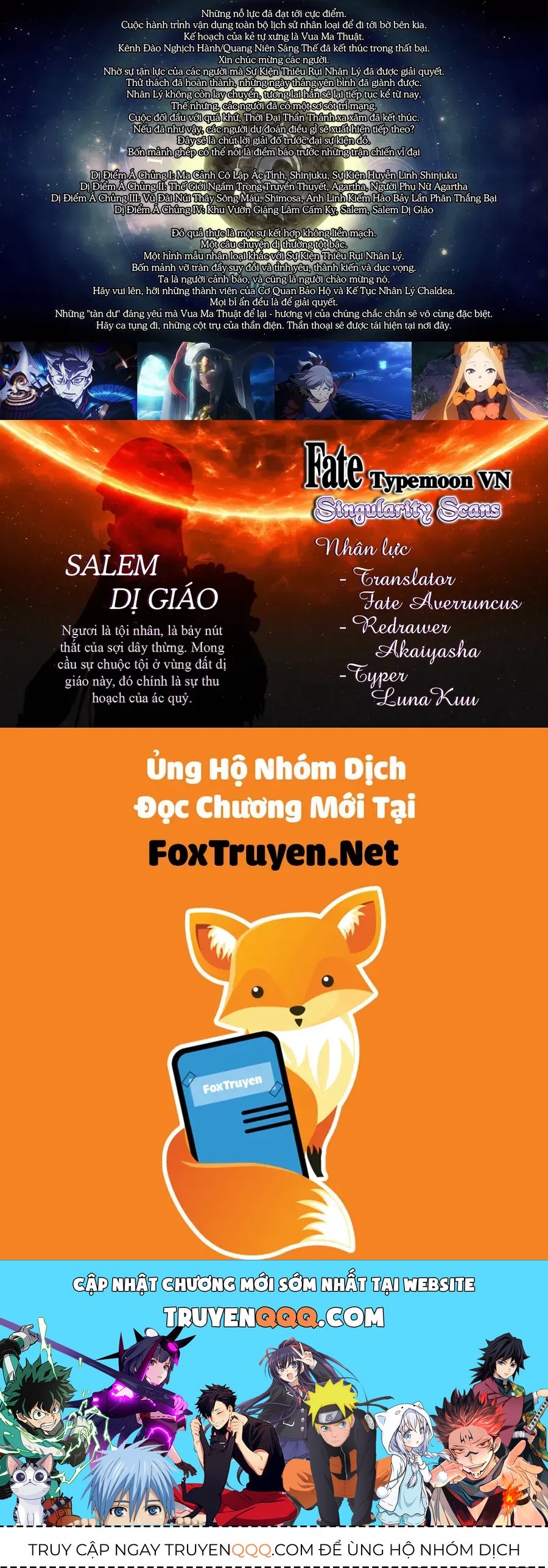 Dị Điểm Á Chủng Iv - Khu Vườn Giáng Lâm Cấm Kỵ Salem - Salem Dị Giáo Chap 54 - Next Chap 55