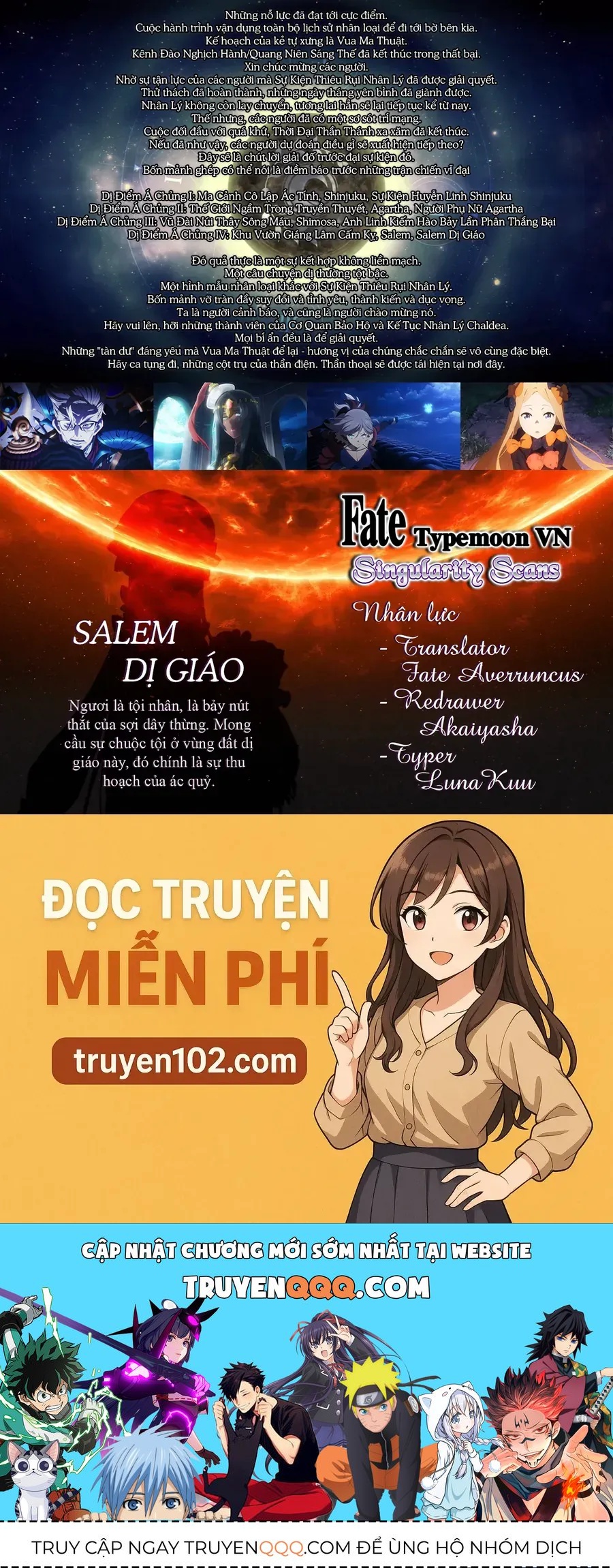 Dị Điểm Á Chủng Iv - Khu Vườn Giáng Lâm Cấm Kỵ Salem - Salem Dị Giáo Chap 55 - Next Chap 56