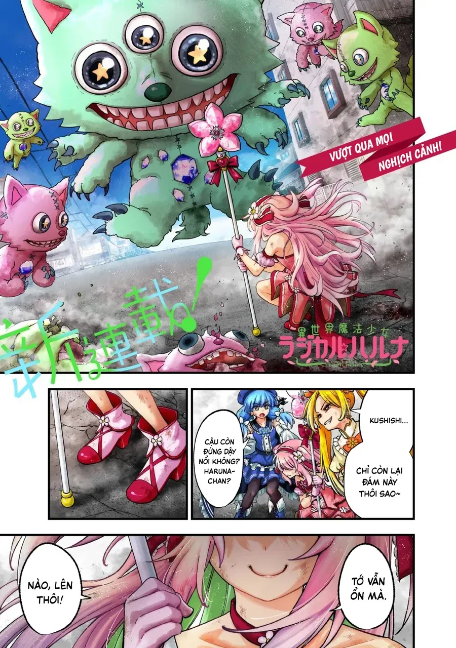 Dị Giới Ma Pháp Thiếu Nữ Radical☆Haruna Chap 1 - Next Chap 2