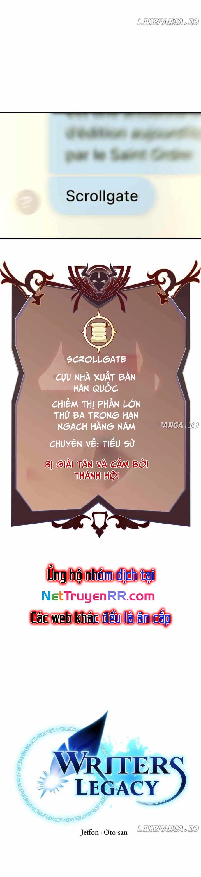 Di Sản Của Các Nhà Văn Chap 9 - Next Chap 10