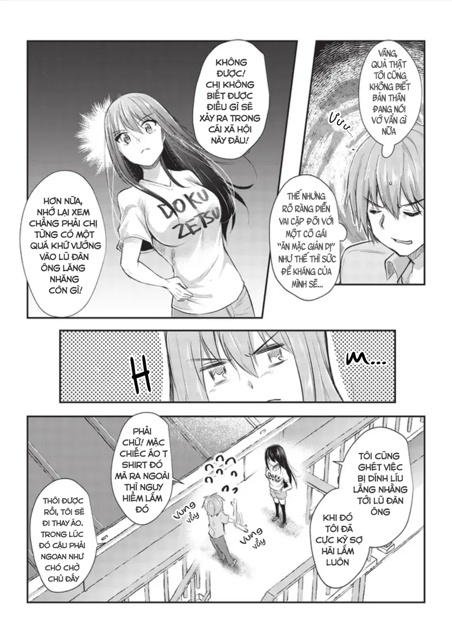 Dokuzetsu Shoujo Wa Amanojaku ~Kabegoshi Nara Sunao Ni Sukitte Ierumon!~ Chap 10 - Next Chap 11