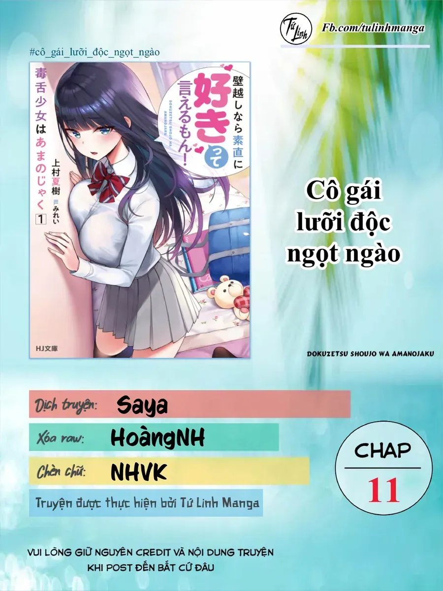 Dokuzetsu Shoujo Wa Amanojaku ~Kabegoshi Nara Sunao Ni Sukitte Ierumon!~ Chap 11 - Next Chap 12