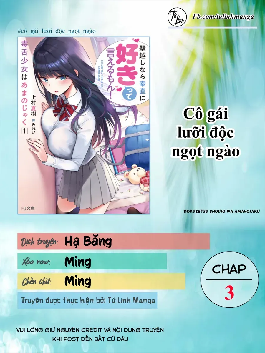 Dokuzetsu Shoujo Wa Amanojaku ~Kabegoshi Nara Sunao Ni Sukitte Ierumon!~ Chap 3 - Next Chap 4