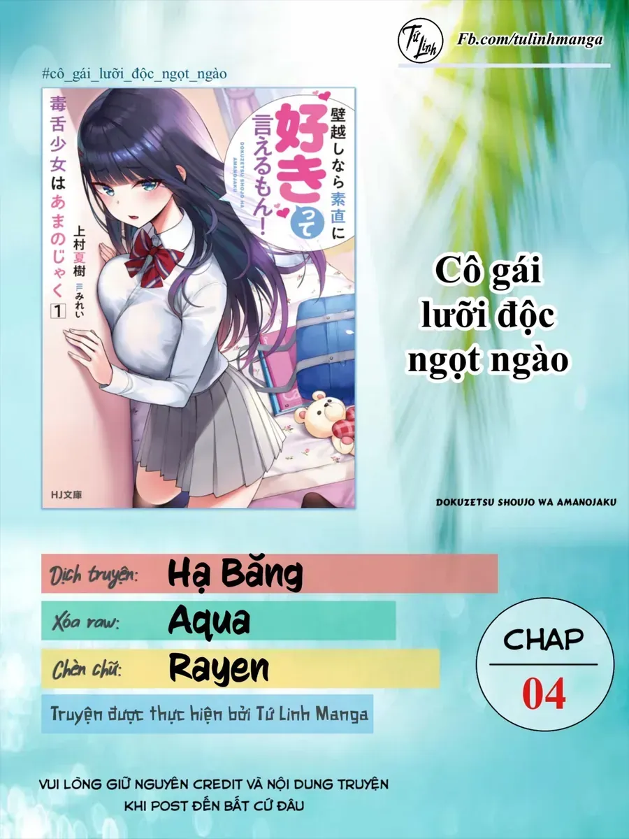 Dokuzetsu Shoujo Wa Amanojaku ~Kabegoshi Nara Sunao Ni Sukitte Ierumon!~ Chap 4 - Next Chap 5