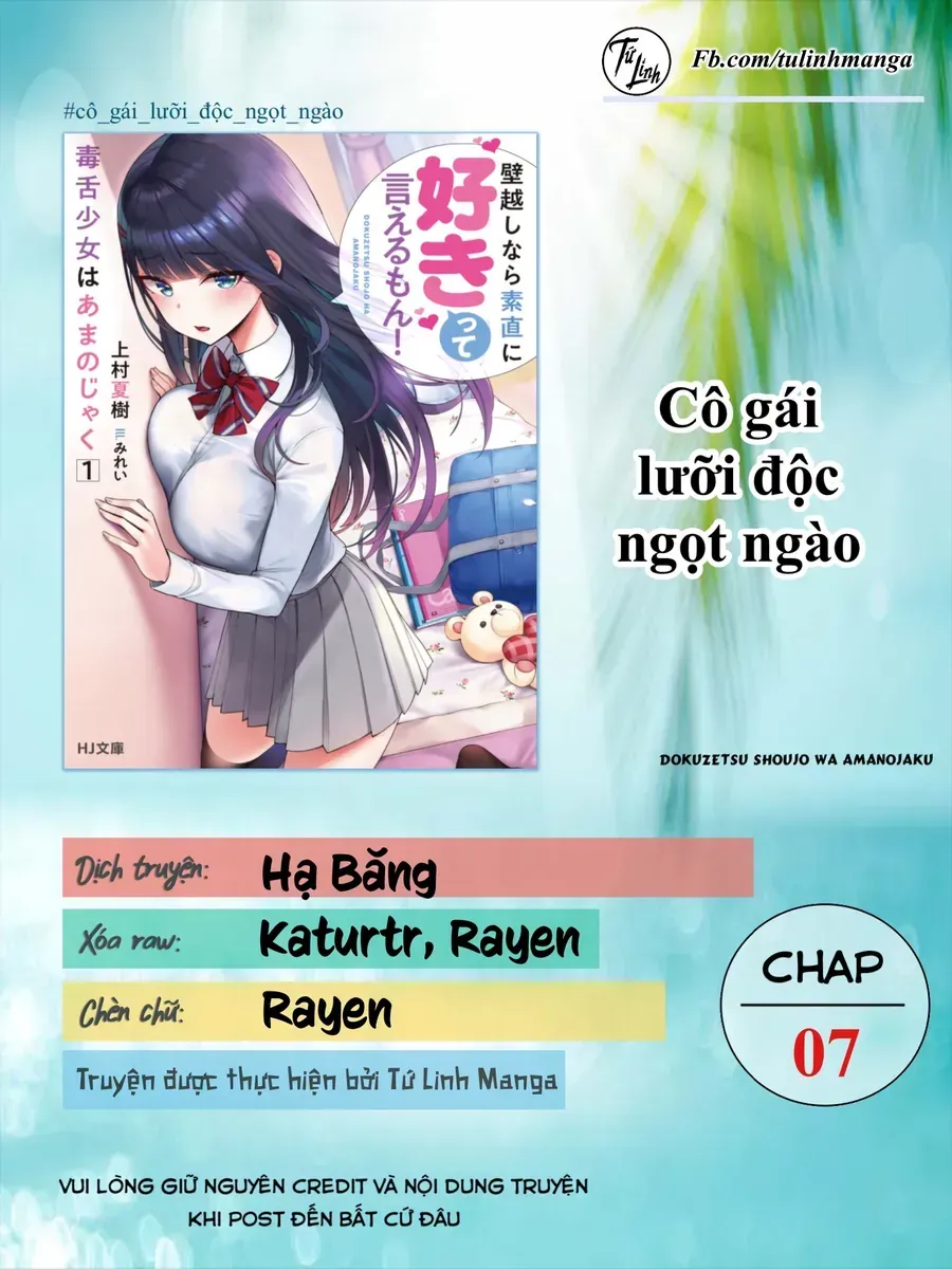 Dokuzetsu Shoujo Wa Amanojaku ~Kabegoshi Nara Sunao Ni Sukitte Ierumon!~ Chap 7 - Next Chap 8