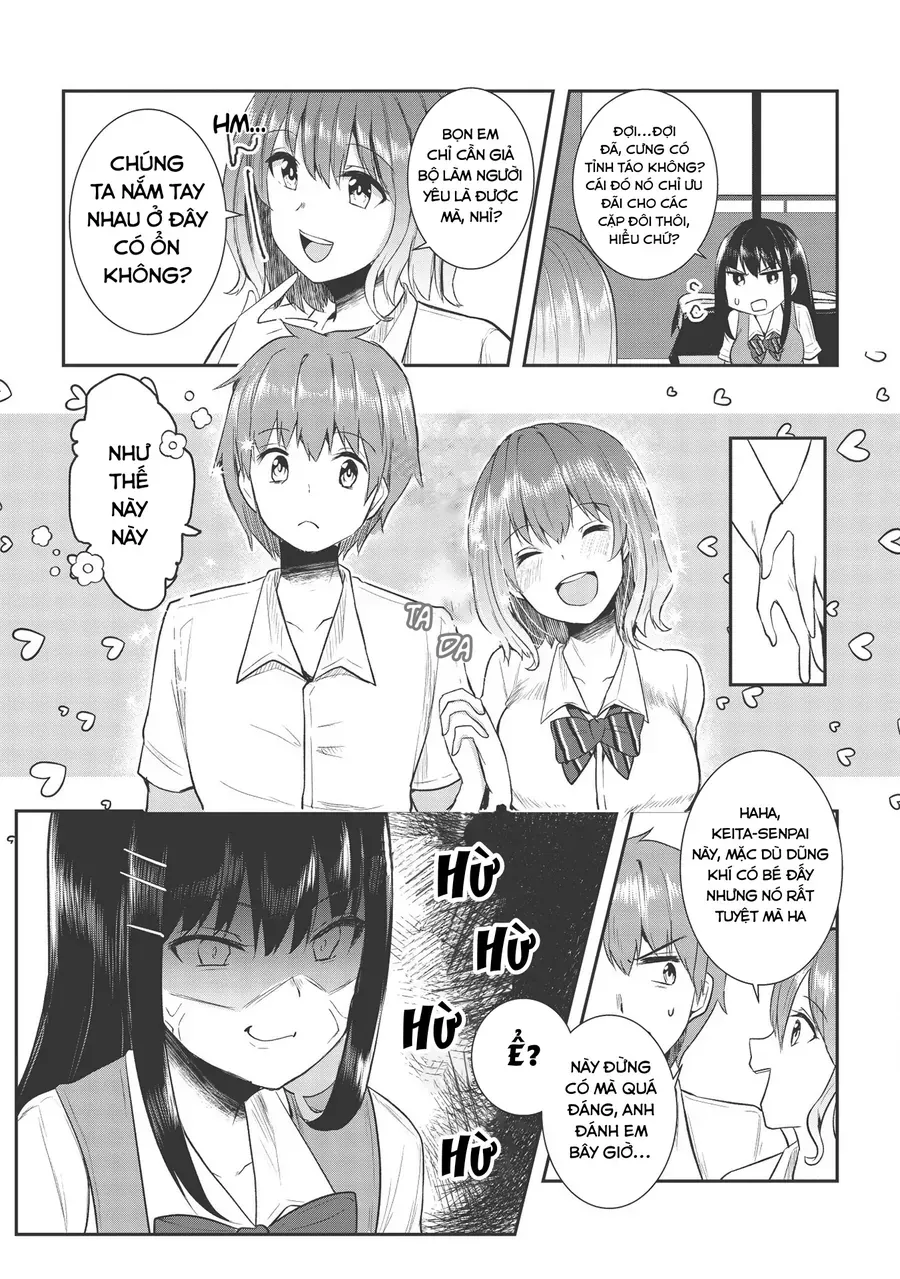 Dokuzetsu Shoujo Wa Amanojaku ~Kabegoshi Nara Sunao Ni Sukitte Ierumon!~ Chap 7 - Next Chap 8
