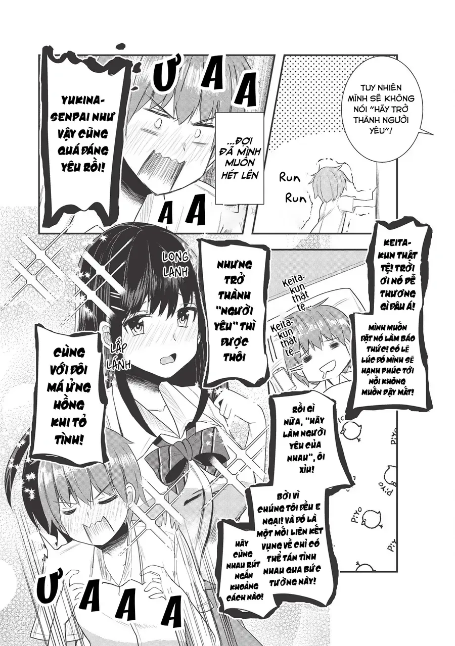 Dokuzetsu Shoujo Wa Amanojaku ~Kabegoshi Nara Sunao Ni Sukitte Ierumon!~ Chap 7 - Next Chap 8