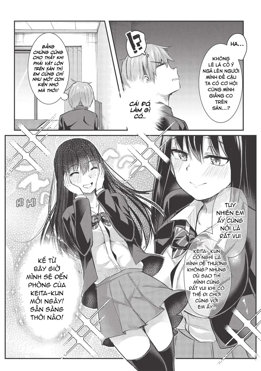 Dokuzetsu Shoujo Wa Amanojaku ~Kabegoshi Nara Sunao Ni Sukitte Ierumon!~ Chap 9 - Next Chap 10